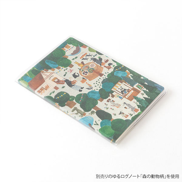 ゆるログ ノート B6 [月間フリー] デザインフィル(ミドリ) 15357 [M便