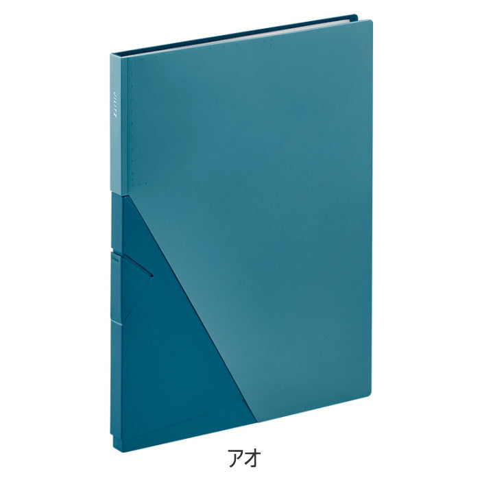 《ジリッツ》 クリアーファイル A4タテ型 20ポケット [全5色]  キングジム 　8832