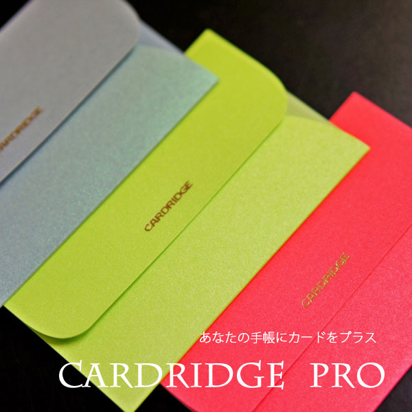 超薄型名刺入れ CARDRIDGE PRO〔カードリッジ・プロ〕1枚入り 全3色ロンド工房 CP20*