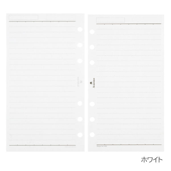ASHFORD メモリーフ 6.5mm罫 BIBLE［0266］ 全5色 100枚 アシュフォード [M便 1/4]