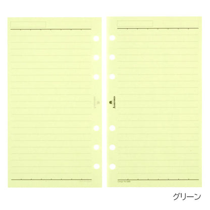 ASHFORD メモリーフ 6.5mm罫 BIBLE［0266］ 全5色 100枚 アシュフォード [M便 1/4]