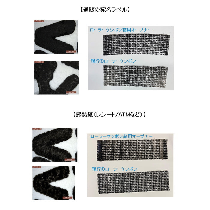 ローラーケシポン箱用オープナー [全5色]  段ボール開封＋個人情報保護  プラス 40-977他
