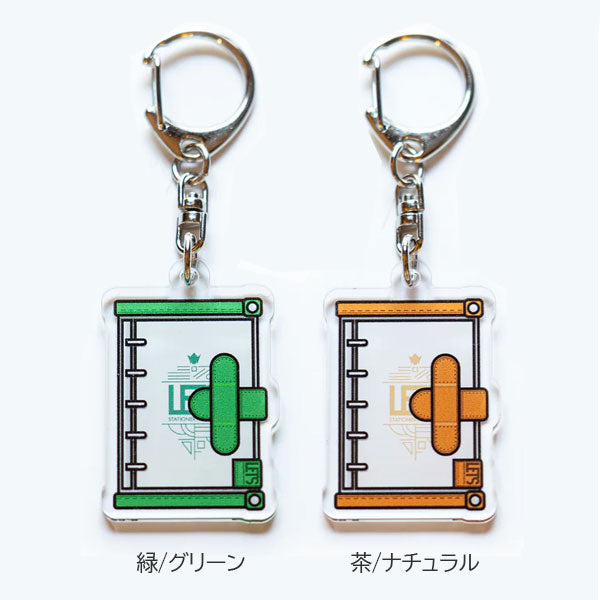 アクリルキーホルダー / LETS手帳 [全5色] LETS STATIONERY GOODS L23-ACRY [M便 1/15]