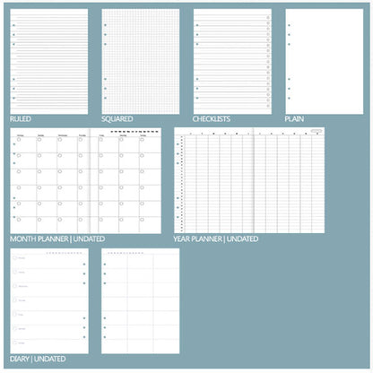 ≪正規取扱店≫ Ｆilofax （ファイロファックス） クリップブック 合皮 A5 [オーキッド] 441-023623 カスタマイズ リフィラブル