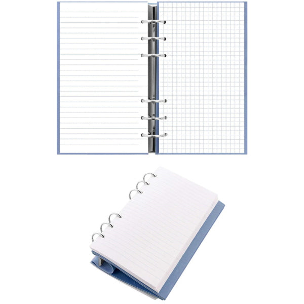 ≪正規取扱店≫ Ｆilofax （ファイロファックス） クリップブック 合皮 　バイブル  [VistaBlue/ヴィスタブルー]   441-023633 *ネコポス便不可*