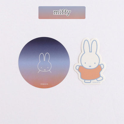 miffy ステッカーセット [全4種] MIFFY COLOR TONE シリーズ グリーンフラッシュ BM-312/3/4/5 [M便 1/100]
