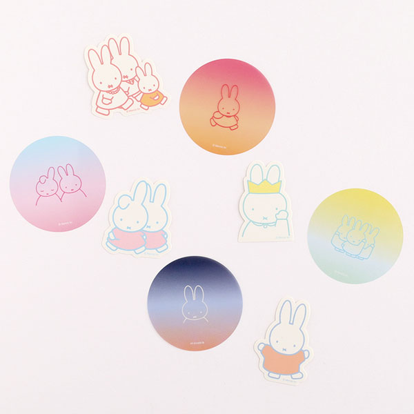miffy ステッカーセット [全4種] MIFFY COLOR TONE シリーズ グリーンフラッシュ BM-312/3/4/5 [M便 1/100]