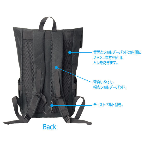 キャリングバックパック 16L［防災対応］ 14インチPC対応 ナカバヤシ CB-B01BK 【送料無料*】　【取寄せ品】