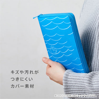 手帳のように使えるノート HITOTOKI NOTE ノート・カバー・下敷き3点セット パスポートサイズ ノート：デイリータイプ/ドット方眼3.15ｍｍ [全5柄] キングジム HN-PF