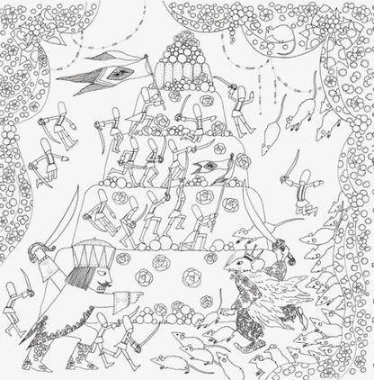 塗り絵[おとぎ話のぬり絵ブック/田代知子]　パイインターナショナル　1745-4582　*ネコポス不可*