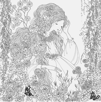 塗り絵[おとぎ話のぬり絵ブック/田代知子]　パイインターナショナル　1745-4582　*ネコポス不可*