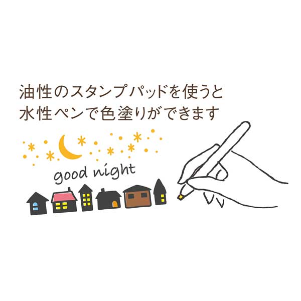 回転デコレーションスタンプmini [全6種類] シヤチハタ NRD-15A1〜6