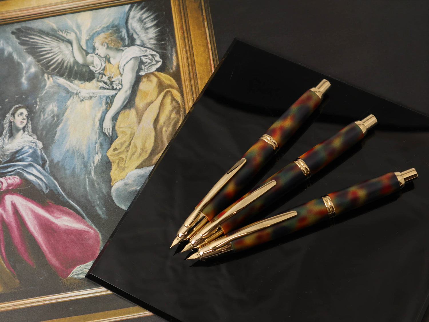 【大原美術館×うさぎやオリジナル】キャップレス万年筆 エル・グレコ ≪受胎告知≫ ペン先5種類 パイロット OM-FCUO25-JK【お一人様ペン先各種1本まで】【送料無料※】