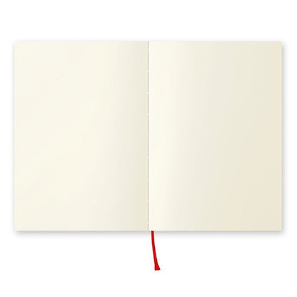 ＭＤ　ＮＯＴＥＢＯＯＫ《文庫サイズ》無罫　デザインフィル/ミドリ　13799【2冊ネコポス可】