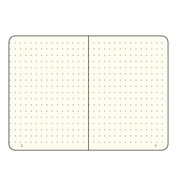 ≪ドット≫　LEUCHTTURM1917(ロイヒトトゥルム)　ノート　ミディアムサイズ　Ａ５　Dotted(ドット) 　ブラック　1896-329398　【ネコポス可】