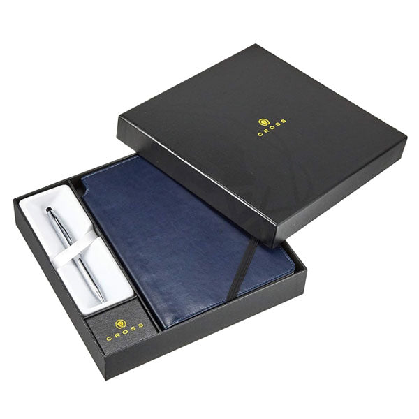 CROSS《クロス》センチュリーII クロームボールペン＆ノートブックセット CROSS(クロス) 3502WG/2M-BL【送料無料*】