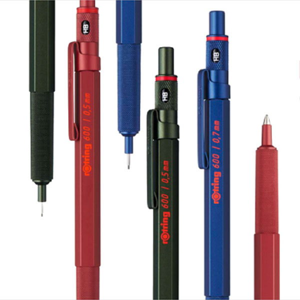 rOtring《ロットリング》600series メカニカルペンシル 0.5mm 全3色