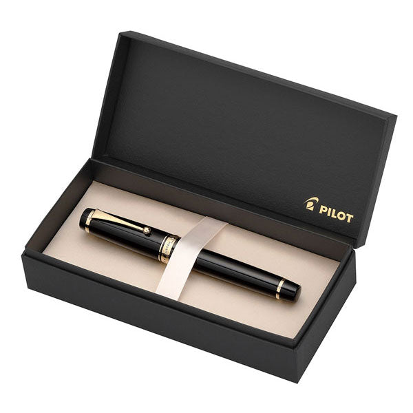 CUSTOM URUSHI《カスタム ウルシ》[漆黒] 万年筆 18K 30号 エボナイト