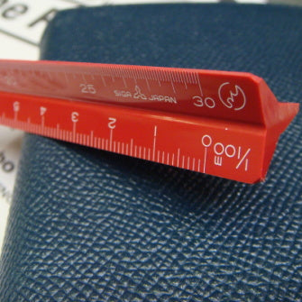 カラー三角スケール　１５ｃｍ＜オールプラスチック＞　ＤＲＡＰＡＳ（ドラパス）　854-NO16-241〜246 [M便 1/29]