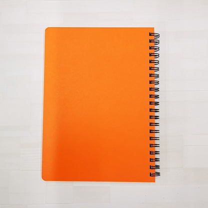 【1冊のみネコポス便対応可能商品】自由日記 [Ａ５・オレンジ] 　ライフ（LIFE) 44-D1527 【1冊のみネコポス可】