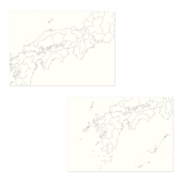 カルトグラフィー/大人の白地図 [ブック] A5 ニホン　マルアイ　82CG-A5J