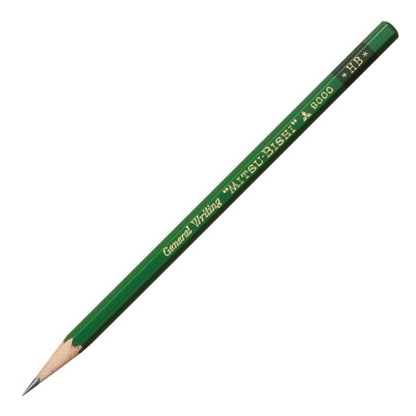 事務用鉛筆 9000(S) (12本入) １ダース［HB/B/2B/3B/4B］6角 三菱鉛筆 K9000**ﾀﾞｰｽ [M便 1/4]