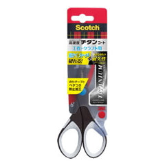 Scotch《スコッチ》はさみ　チタンコートクラフトシザーズ　べたつき防止加工　ブラウン×ホワイト　 スリーエムジャパン（3M）1466