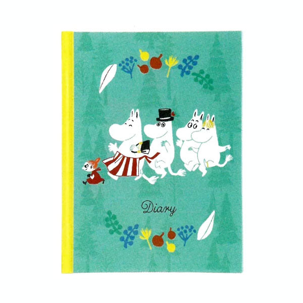MOOMIN《ムーミン》日記 [グリーン] 学研ステイフル 　BD12019　[M便 1/2]