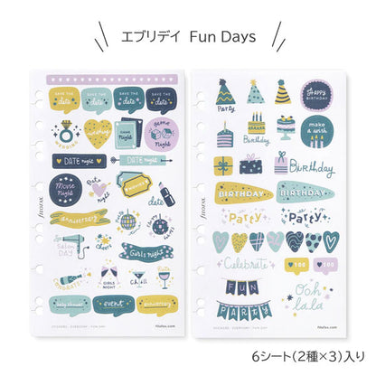 ステッカー   [全5種類] 6シート入り fILOFAX（ファイロファックス） 41328[M便1/20]