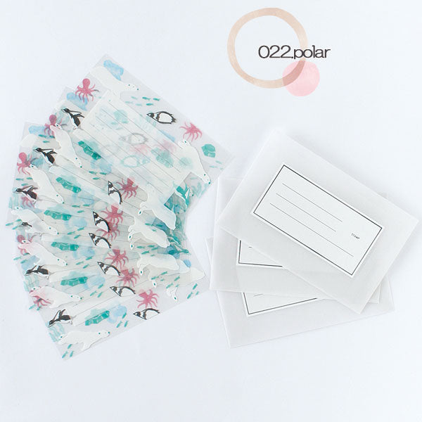 KOHAKU トウメイレターセット Clear Letter Set [全4種] グリーン