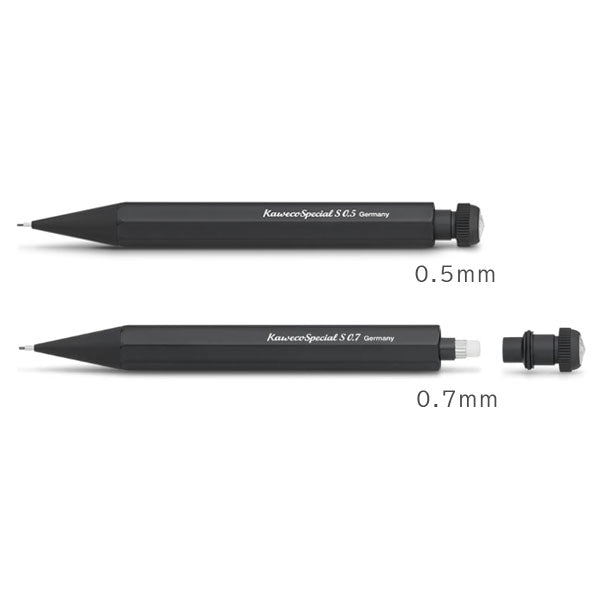 Kaweco《カヴェコ》シャープペンシル スペシャル ミニ 0.5mm/0.7mm［ブラック］ペンケース付き カヴェコ PS-S05/S07