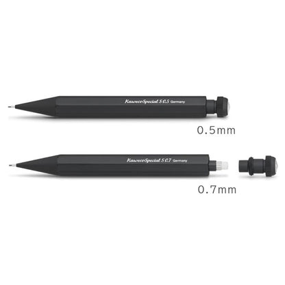 Kaweco《カヴェコ》シャープペンシル スペシャル ミニ 0.5mm/0.7mm［ブラック］ペンケース付き カヴェコ PS-S05/S07