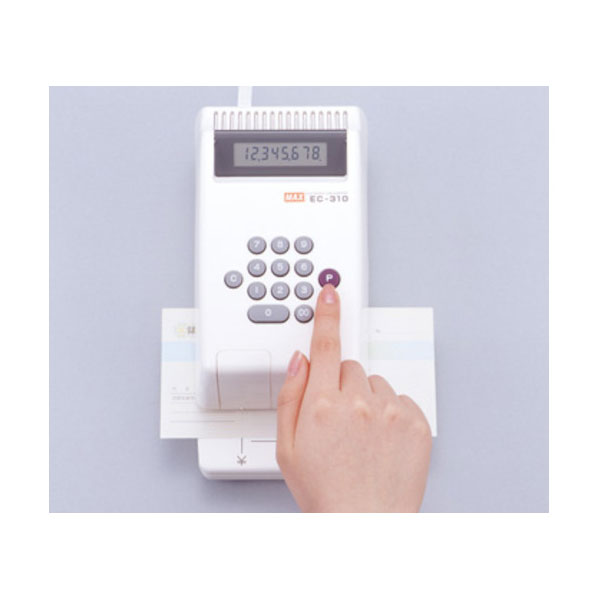 電子チェックライタ EC-310 【印字最大8桁】 マックス 【送料無料*】【取寄せ品】