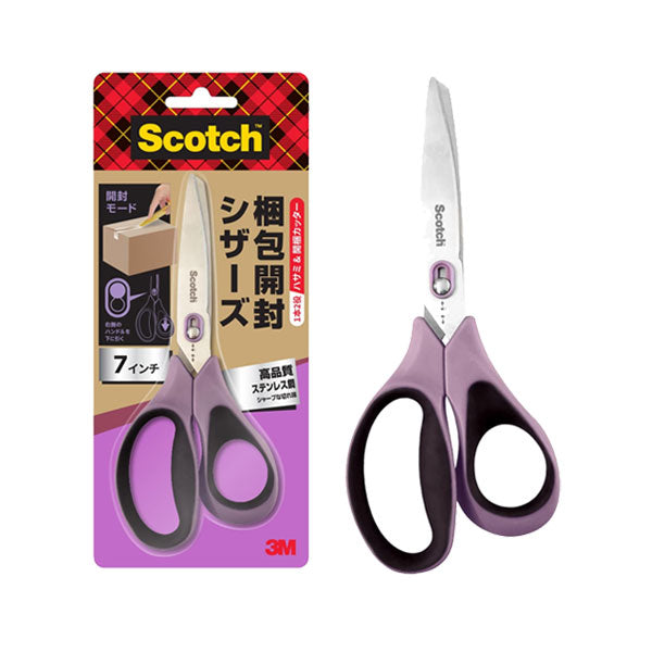 Scotch《スコッチ》はさみ 梱包開封シザーズ [7インチ] スリーエムジャパン(3M) 1487-J [M便 1/2]