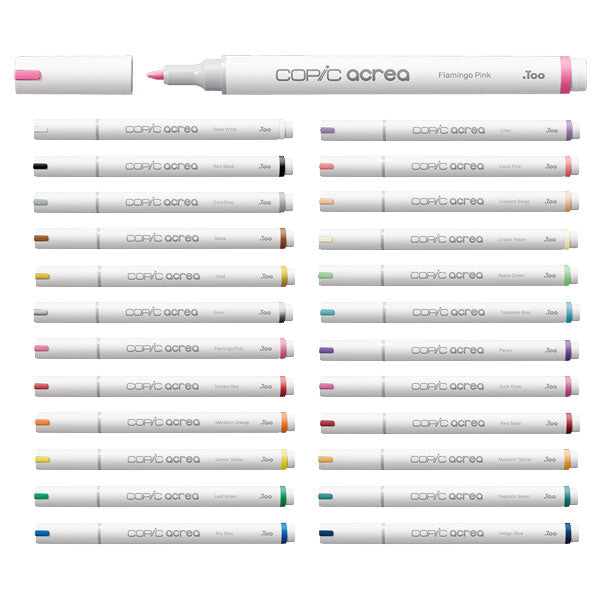 COPIC acrea/コピックアクレア 単品 [全24色] TOO 13000001〜13000024 [M便 1/32]
