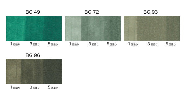 コピックチャオ 単品 [BG・Blue Green(青緑)系] TOO 855