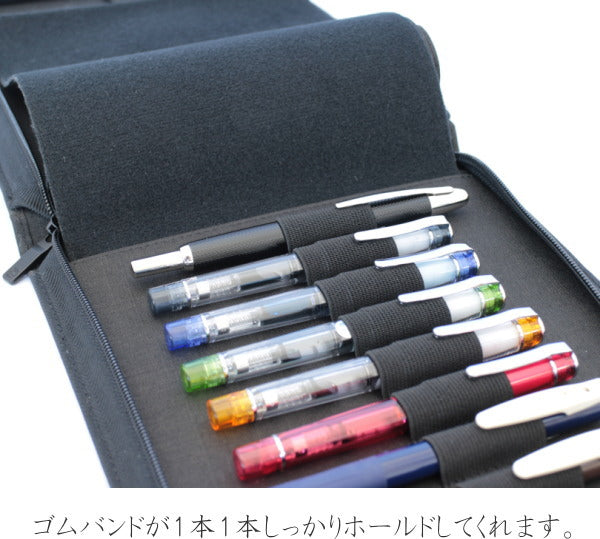 KACO[カコ] ペンケース [20本用] グレー/ブラック 1873-17648** *NG