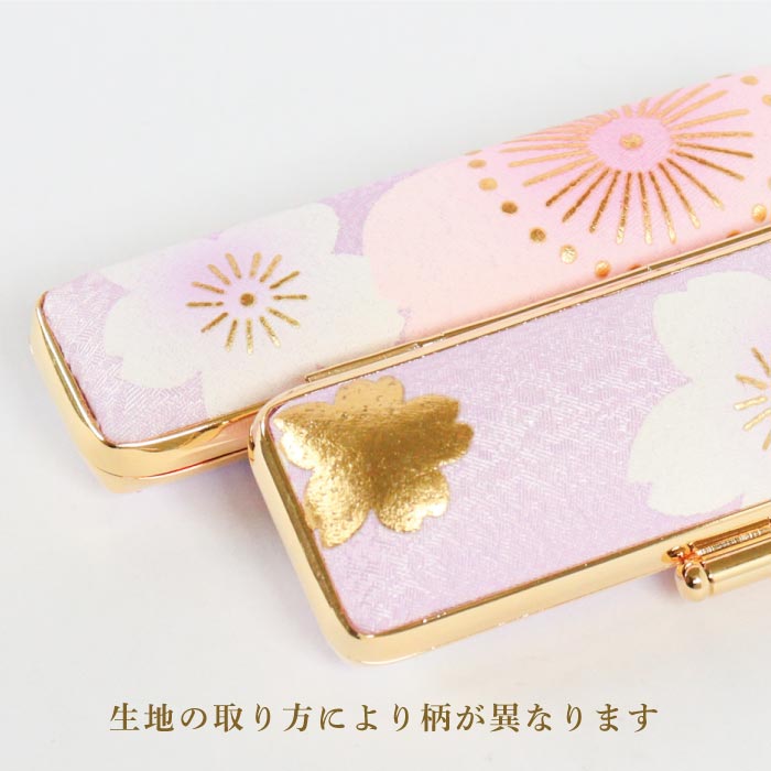 印鑑ケース　春霞 13.5・15mm対応 朱肉付き印鑑ケース　203-15ﾐﾘ　創明社　桜　ピンク