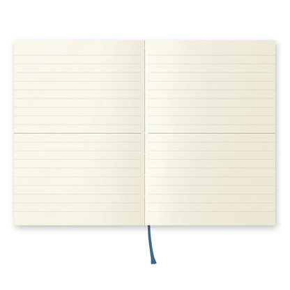 ＭＤ　ＮＯＴＥＢＯＯＫ《文庫サイズ》横罫(7ミリ罫)　 デザインフィル/ミドリ　13800【2冊ネコポス可】