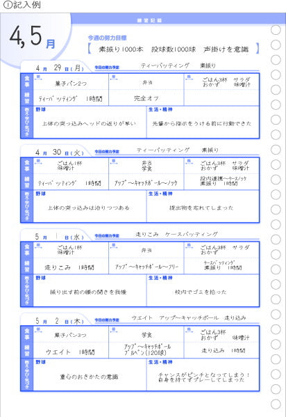 D-lead(Dream Lead) Notebook　B5サイズ [全3色]  野球 藤原印刷 D-lead**