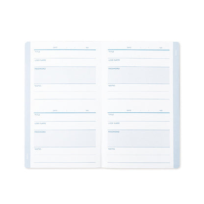 Password Book《パスワードブック》全7色  ハイタイド　CP016
