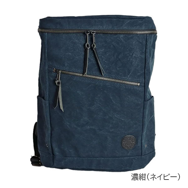 TAKEYARI《タケヤリ》撥水 タイガー帆布 ボックスパック ［全2色］ 倉敷帆布 WUB-002【送料無料※】 【取寄せ品】