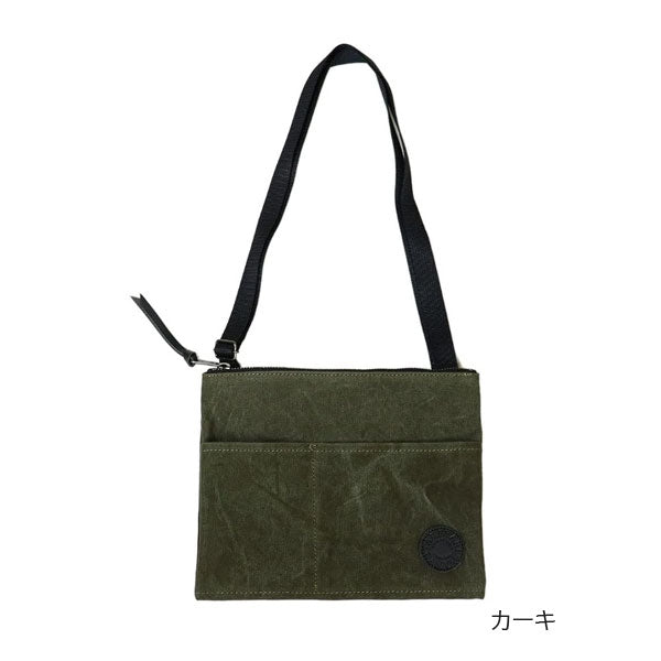 TAKEYARI《タケヤリ》撥水 タイガー帆布 サコッシュ ［全3色］ 倉敷帆布 WUS-001 【取寄せ品】