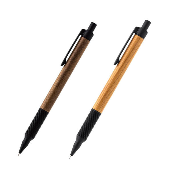 EverDraw Wood Model 0.5 メカニカルペンシル マットブラック金具 木軸 0.5mm [ウォールナット/チェリーウッド] ラダイト LDWB-MP4 [M便 1/3]