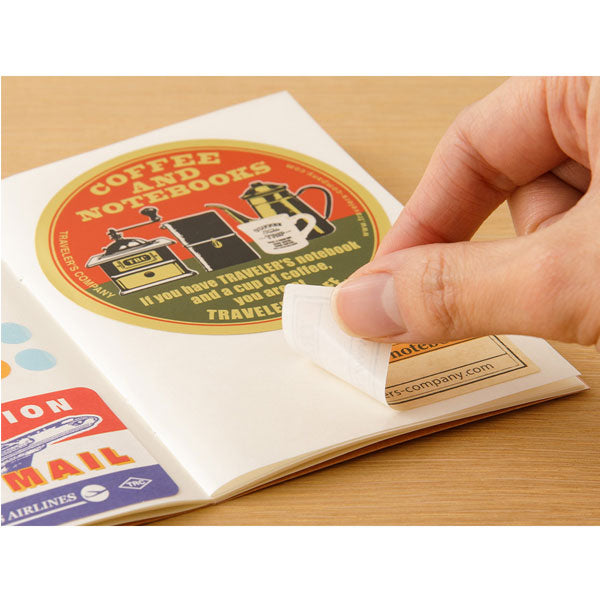 トラベラーズノートミドリカンパニー　ブラニフチャーム・ステッカー・ロールシール トラベラーズノート《TRAVELER'S note book》 リフィル シール台紙