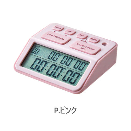 学習タイマー ルラップ 全3色 キングジム LLT10-W/LB/P