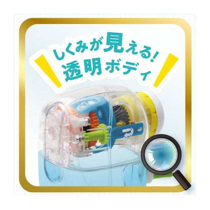 トガリターン　手動鉛筆削り　透明　ソニック　EK-4297-T*