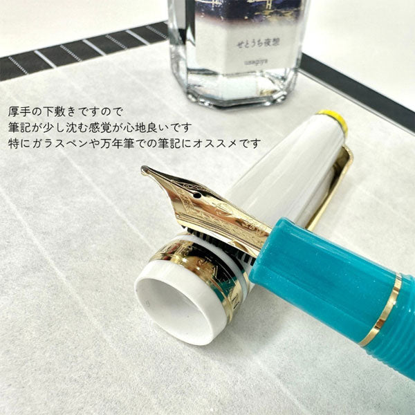 うさぎやオリジナル kadu罫 Kiwami ライティングマット下敷 B5＋ 共栄プラスチック WMS-B5-KA  文具ラボ2023 [M便 1/8]