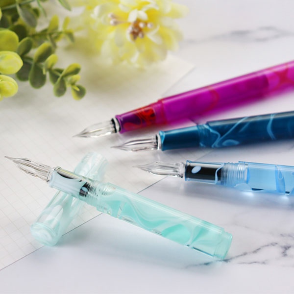ギター ガラスペン オーロラ キャップ付 [全4色] 寺西化学工業 GLAA