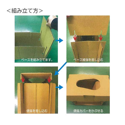 防災グッズ 段ボールトイレセット ナカバヤシ NDT-101NA
